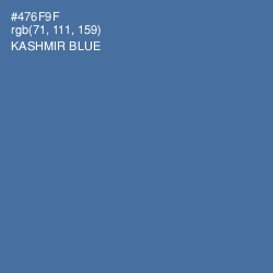 #476F9F - Kashmir Blue Color Image